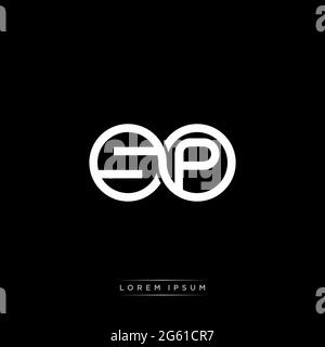 Initial Circle SP letter Logo Design vector Template. Abstract Letter ...