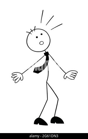 Stickman Black and White Stock Photos & Images - Alamy