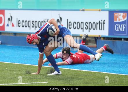 Louis Bielle Biarrey of France during the 2025 Six Nations Championship