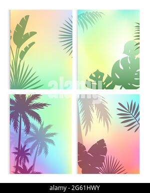 Tropical Palm Leaf Cartoon Vector Illustration Graphic Design Stock Vector Image Art Alamy