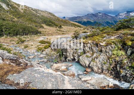Nature in Tierra del Fuego, Argentina Stock Photo