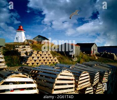 CA - NOVA SCOTIA:  Neil's Harbor on Cape Breton Island Stock Photo