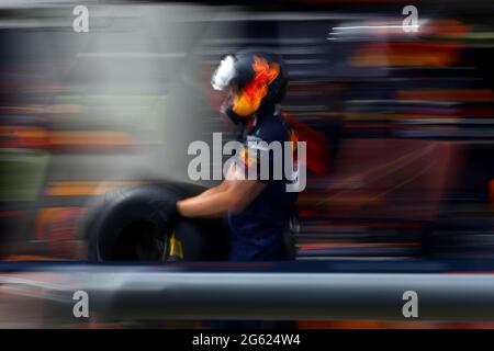 Spielberg, Osterreich. 01st July, 2021. RedBull Mechanics training Formula 1 World championship 2021, Austrian GP 1st July 2021Photo Federico Basile/Insidefoto Credit: insidefoto srl/Alamy Live News Stock Photo