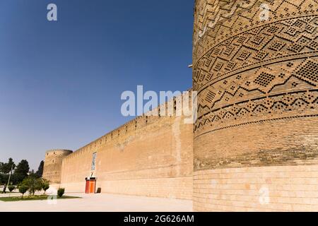 Arg of Karim Khan(citadel) at downtown, city center, Shiraz, Fars Province, Iran, Persia, Western Asia, Asia Stock Photo
