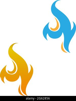 Fire Devil Logo Template vector icon Stock Vector Image & Art - Alamy