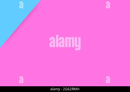 Template Triangle Blue and Pink with Diagonal Soft shadow for part or element design Stock Vector