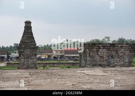 Penataran temple (panataran temple) in Blitar, East Java, Indonesia Stock Photo