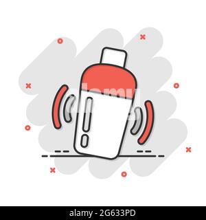 Shaker Bottle Mix Protein Drink Icon Stock Vector (Royalty Free) 1988007653