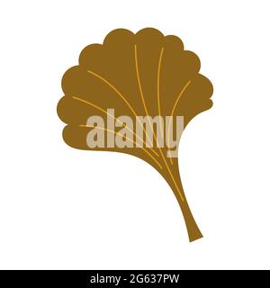 Autumn leaf fall . Ginkgo leaf vector clip art Stock Vector