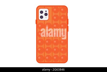 Phone case design. New trend. Popit.trend  Stock Vector