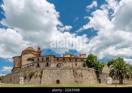 The ancient lakeside village of Castiglione del Lago, Perugia, Italy Stock Photo