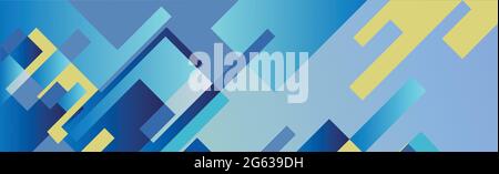 Abstract background with rectangles and squares on a gradient background - Vector illustration Stock Vector