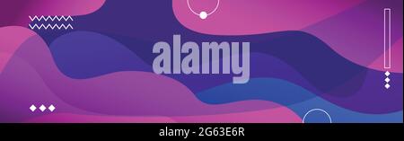 Abstract purple - red background, many different elements - Vector illustration Stock Vector