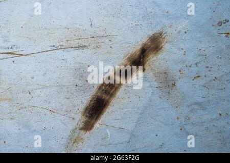Rusty old weathered metal texture or background. Stock Photo