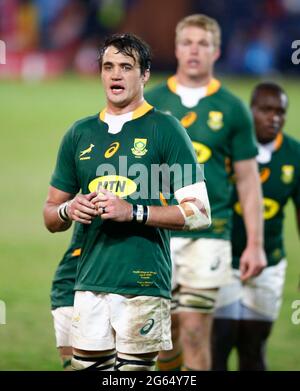 South Africa's Franco Mostert during the Summer International test match at the Loftus Versfeld Stadium in Pretoria, South Africa. Picture date: Friday July 2, 2021. Stock Photo