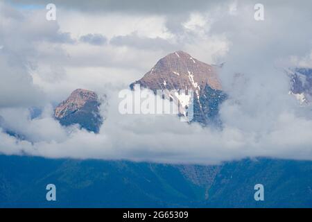 The National Bison Range in far western Montana is beautiful with amazing vistas in any direction you look and features incredible flora and fauna Stock Photo