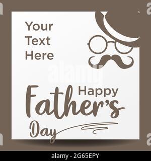 Happy Fathers day hat and mustache stock photo © alexmillos