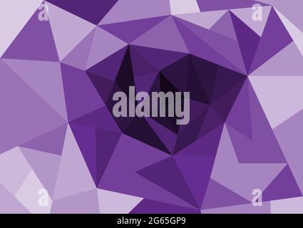 Abstract background. Low polygon purple. Vector illustrator Stock Vector