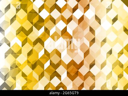 Abstract background. Golden polygon design. Vector illustrator Stock Vector