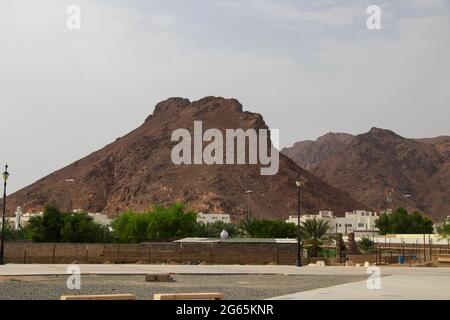 Uhud Mount. Where battle of Uhud has been fought in Madinah. The hill is one of the historical site in Islam. Martyrdom of Uhud Stock Photo