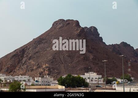Uhud Mount. The hill is one of the historical site in Islam. Martyrdom of Uhud Stock Photo