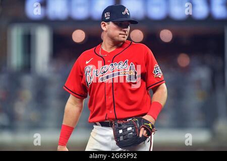 Austin Riley  Atlanta Braves vs. Miami Marlins 4.2023 in 2023