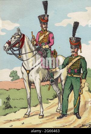SOLDATS DE PLOMB DELPRADO, CAVALIER 54 mm, le maréchal Murat, Premier Empire