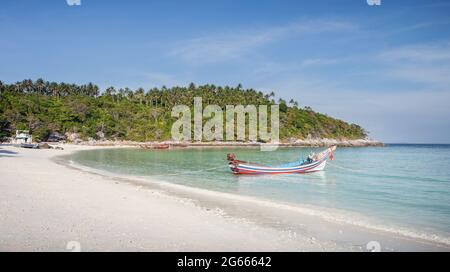 Paradise beach on island Ko Racha Yai, Phuket, Thailand Stock Photo