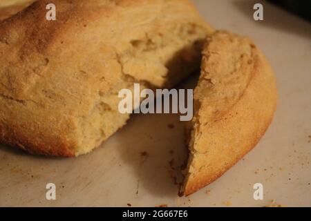 A piece of bread Stock Photo