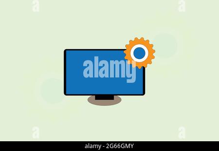 System administrator template design vector Stock Vector