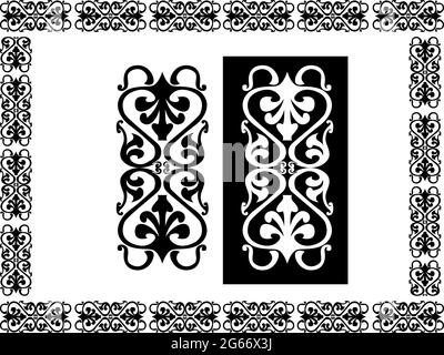 Rectangle border design concept of indian traditonal and cultural ...