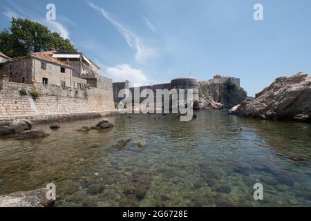 Fort Bokar, Dubrovnik, Croatia Stock Photo