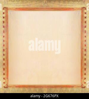 Grunge papers design in scrapbooking style with blank frame place Stock Photo