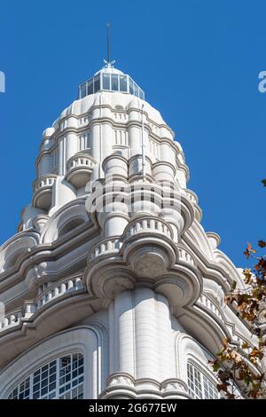 Palacio Barolo is one of the most iconic buildings of Buenos Aires, Argentina Stock Photo