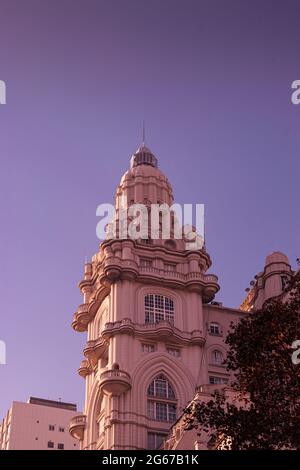 Palacio Barolo is one of the most iconic buildings of Buenos Aires, Argentina Stock Photo