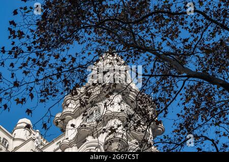 Palacio Barolo is one of the most iconic buildings of Buenos Aires, Argentina Stock Photo