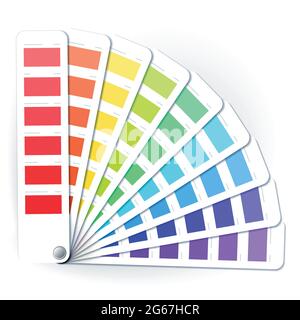 Color palette guide Stock Vector