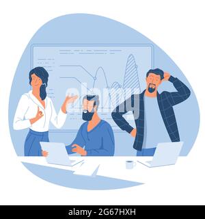 Teamwork vector concept Stock Vector