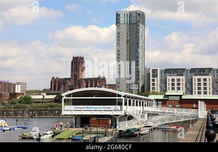 Liverpool Watersports Centre at Mariners Wharf Stock Photo