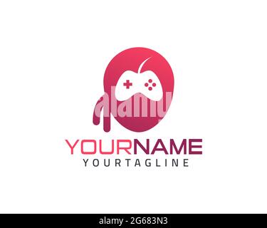 Ninja joystick gaming Logo Vector can use for gaming logo, e-sport logo and more Stock Vector