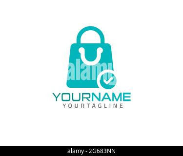 Shopping Cart with Check / Yes / Verify Icon Illustration. Shopping, Checked Cart List Sign Symbol Logo Templete. Vector Icon EPS 10 Stock Vector