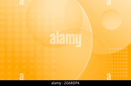 Abstract geometric screen saver with circles and halftone. Vector illustration Stock Vector