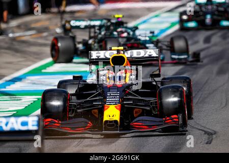 # 11 Sergio Perez (MEX, Red Bull Racing), F1 Grand Prix of Austria at Red Bull Ring on July 3, 2021 in Spielberg, Austria. (Photo by HOCH ZWEI) Stock Photo