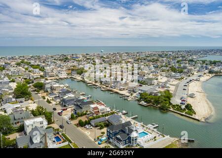 Aerial View of Ship Bottom Long Beach Island New Jersey USA
