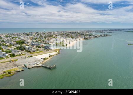 Aerial View of Ship Bottom Long Beach Island New Jersey USA