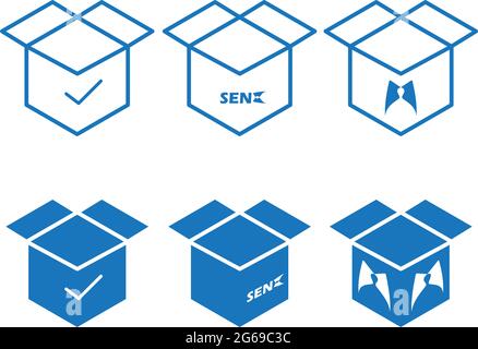 The box a surprising place for everyone Stock Vector