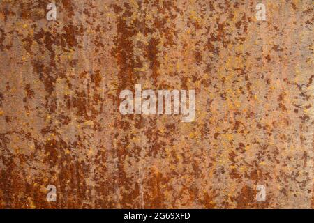 Old corroded metal plate grunge texture Stock Photo