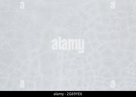 White finish plaster wall with damp, grunge background or texture Stock Photo