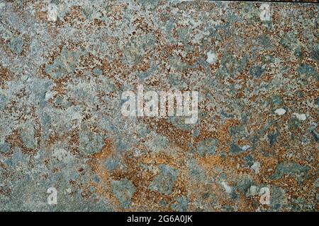 Rusty slate stone tile texture or background Stock Photo