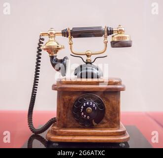 1920s desk telephone Stock Photo